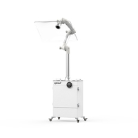 Collecteur de brume d'huile et extracteur de fumée XA350 avec filtre absorbant l'huile, efficacité de 99,99 % pour les salons de manucure, coiffure et stations de beauté