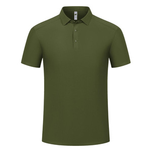 Polo Shirt Black Short Sleeve Solid Color Nylon Workwear Daily Use - Product Image 4