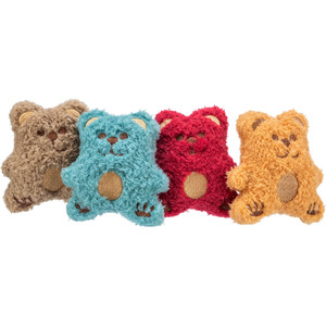 Ours en peluche 8 cm, différentes couleurs, jouet interactif pour animaux de compagnie - Product Image 1