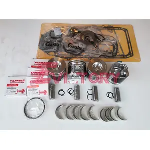 For Yanmar 4TNV98 oversize piston & ring 0.50mm OS gasket bearing overhaul rebuild kit