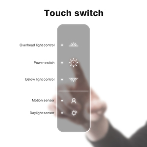 Bán buôn tùy chỉnh nhôm cảm ứng hiện đại điều khiển đèn đọc sách tầng thường vụ văn phòng thông minh đèn stehlampe - Product Image 4