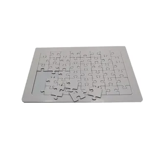 Amostra em branco Custom Made Papelão Adulto Jogo Puzzle Sublimação imprimível Jigsaw Puzzle