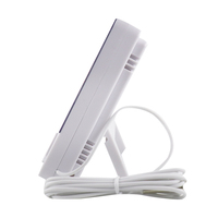 Medidor Digital de Temperatura y Humedad LCD HTC-2/HTC-1, Higrómetro y Termómetro para Interiores y Exteriores, Estación Meteorológica con Reloj