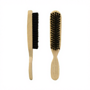 Wholesale Hot Sale Wood Handle Bamboo Beard <b>Brush</b> Men <b>Boar</b> <b>Bristle</b> Shave Eco-Friendly Travel-Friendly Beard Comb - Product Image 3