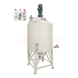 Tanque Mezclador de Plástico Vertical de 1000l Personalizado de Fábrica, Tanque de Mezcla Química con Agitador para Agroquímicos - Product Image 1