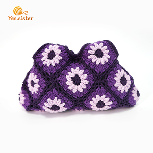 Eleganza Fatti A Mano Sacchetti di Spalla Della Signora di Medie Dimensioni Crochet Borse - Product Image 6