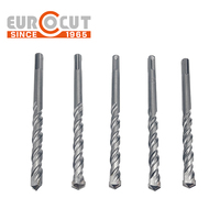 Foret à marteau plat SDS Plus d'usine EUROCUT pour le forage de béton, de maçonnerie et de roche