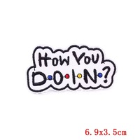 Patchs brodés avec slogan drôle, citation sarcastique, badge thermocollant, lettrage noir et blanc, applique pour vêtements, veste, sac à dos, bricolage