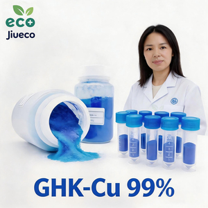 Péptido de Cobre Azul GHK-CU en Polvo de Alta Calidad, Grado Cosmético, Alta Pureza (99%-99.9%), Soluble en Agua, CAS 89030-95-5, Jiueco - Product Image 1