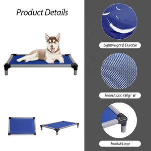 China Großhandel erhöhtes luxusgroßes Haustierbett Haustierbetten im Freien Hund Couch Aluminiumrahmen Hund Katze Bett - Product Image 3