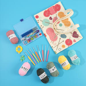 Herramientas <span class=keywords><strong>para</strong></span> Tejer a Mano en Casa, 20 Rollos <span class=keywords><strong>de</strong></span> Hilo, Suéteres, <span class=keywords><strong>Gorros</strong></span>, Ganchos <span class=keywords><strong>de</strong></span> Crochet, Juego Completo <span class=keywords><strong>de</strong></span> Bolsas <span class=keywords><strong>de</strong></span> Lona, Juegos <span class=keywords><strong>de</strong></span> Crochet - Product Image 2