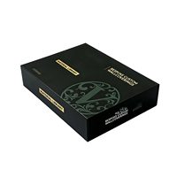 Boîte en carton rigide pliable avec rabat magnétique, logo personnalisé, couleur noire, impression couleur, boîte cadeau pour téléphone portable, personnalisable