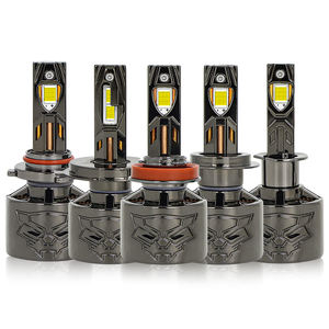 14 डी सुपर ब्राइट एलईडी हेडलाइट्स 4 कॉपर ट्यूब h11 9005 9006 एलईडी बल्ब के साथ कार के लिए हेडलैंप - Product Image 1