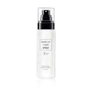 Spray de ajuste de garrafa fosca, rótulo privado, 80ml, spray de ajuste, controle de óleo natural, toner facial, longa duração, spray para maquiagem