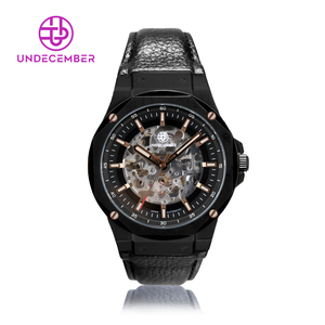 Undecember Bán Buôn Đồng Hồ Skeleton Tự Động Đồng Hồ Cơ Khí Phẳng Sapphire 5 ATM Chống Nước Người Đàn Ông Của Đồng Hồ Sang Trọng - Product Image 1