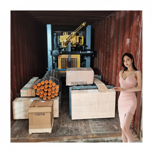 Fabricante de pequeños equipos de perforación de pozos de agua de roca, plataforma de perforación de pozos de agua hidráulica de 200 metros a la venta - Product Image 1