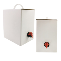 Sacs Bag-in-Box en aluminium de qualité alimentaire 5L 10L pour emballage aseptique de vin rouge liquide, avec bec verseur, recyclables pour café, boissons, bière