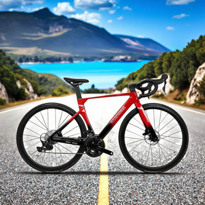 Bicicleta de Carretera de Alta Gama en Oferta, Último Diseño, Horquilla Integrada de Fibra de Carbono, Freno de Disco Hidráulico, 24 Velocidades - Product Image 1