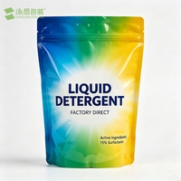 Poche souple de 1,1 L pour détergent, emballage en vrac pour détergent, emballage plastique sans bec verseur pour les industries chimiques, dernière nouveauté