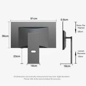 Nhà máy OEM 27 inch QD-OLED 2K 240Hz chơi game màn hình 0.03ms GTG Type-C 90W hd2.1 chơi game Bảng điều chỉnh hiển thị - Product Image 2