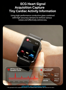 Montre connectée de santé 2026 Pro Pump avec détection de chute, surveillance en temps réel 24h/24, AMOLED, étanche 5ATM, pour surveiller la pression artérielle chez les seniors, OEM - Product Image 6