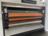 Machine de découpe et d'impression flexographique HD entièrement automatique 5 couleurs avec section de séchage pour la fabrication de cartons