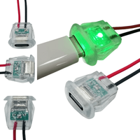 Hot Selling Transparent Typ C 2PIN Wasserdichte Steckdose für Haushalts geräte mit Licht
