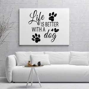 büyük çiçek şablonlar duvarlar Suppliers-A Dog Alphabet Large Letter Stencil for Painting on Wood Canvas Walls Floors Fabrics and Furniture Paint Wooden Signs, DIY Home