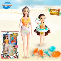 Poupée de plage à succès en 2023 avec jouet pour enfant, yeux 3D avec un jouet bouée de sauvetage pour cadeau de fille