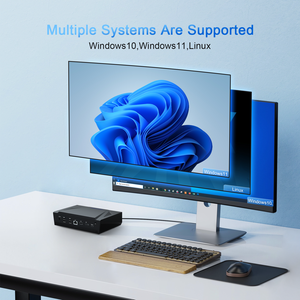 Mini Văn Phòng Máy Tính Để Bàn Kinh Doanh <span class=keywords><strong>PC</strong></span> Với 3 Màn Hình DDR5 Max 64GB <span class=keywords><strong>RAM</strong></span> Win 11 Intel Chipset Fan-New - Product Image 5