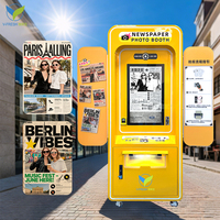 VFresh Vente directe en usine Machine personnalisée intelligente AR Selfies Photomaton distributeur automatique de journaux