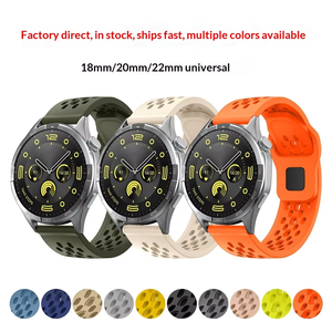 Bracelet de montre intelligente en silicone respirant à motif léopard Upro pour Huawei Watch GT4 GT5 GT6 18mm 20mm 22mm Bracelet de remplacement sportif - Product Image 5