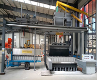 Machine à fabriquer des blocs emboîtables 600x400x60mm, ligne de production de briques, équipement de traitement du gypse automatique à haute productivité