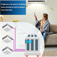 Purificateur d'air Ecohero G-218H 36W à double lumière UV pour HVAC, hydroxylant, 2M d'ions négatifs, pour usage commercial/hôtelier, écologique, anti-odeurs
