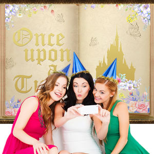 Telón de Fondo de Cuentos de Hadas, Telones de Fondo de Tiempo de Princesas, Castillo Antiguo, Boda Romántica, Cumpleaños, Libro Mágico, Accesorios para Decoración - Product Image 4