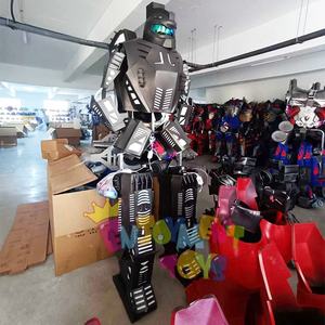 MOQ 1 pieza colores primarios salida de fábrica Robot disfraz adulto LED Robot disfraz rendimiento usable Robot luz eléctrica <span class=keywords><strong>hombre</strong></span> - Product Image 4