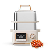 Cuiseur vapeur électrique 10QT blanc, fonction maintien au chaud, appareil de cuisine, OEM ODM, vente en gros