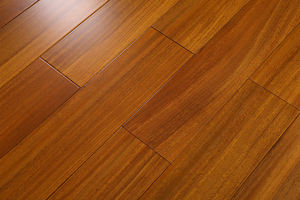 Plancher en bois massif de qualité AB Lovoa Trichilioides à grain droit, système de clic, pour hôtel, hôpital, décoration commerciale - Product Image 2