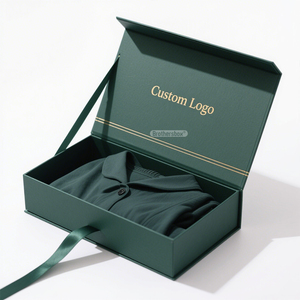 Recyclable Handmade Custom Design Rectangle Gift Box Packaging Handmade Clothing Apparel <b>Magnetic</b> Rigid Box - Product Image 2