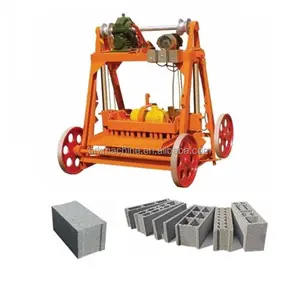 House plans egg laying mobile block making QMY4-45 brick machines for sale
