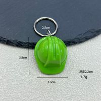 Porte-clés en plastique bon marché et casque de sécurité personnalisé avec logo