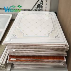 Paneles <span class=keywords><strong>de</strong></span> Techo <span class=keywords><strong>de</strong></span> <span class=keywords><strong>PVC</strong></span> Ignífugos a <span class=keywords><strong>Precio</strong></span> <span class=keywords><strong>de</strong></span> Fábrica, para Hospitales, Hoteles, Centros Comerciales, Apartamentos, Venta al por Mayor, Cuadrados <span class=keywords><strong>de</strong></span> 603x603mm, 595x595mm, Tipo Rejilla - Product Image 2