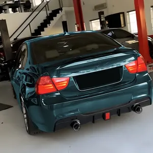 สปอยเลอร์กันชนหลังทรง M-Tech M Sport สำหรับ E90 E91 ปี 2005 ถึง 2012 ชุดแต่งดิฟฟิวเซอร์ล่าง ป้องกันการกระแทก อะไหล่ตกแต่งรถยนต์ - Product Image 3