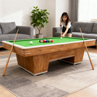 Table de billard de 9 pieds en bois massif sur mesure, fabriquée en Chine, de qualité tournoi, table de billard à carambole multifonctionnelle en cuir