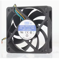Ventilateur de refroidissement AVC 5V 24V 48V DC 12V 0.7A AC EC 7015 70X70X15MM 7CM à haut débit d'air pour châssis CPU avec contrôle de température PWM DE07015T12U
