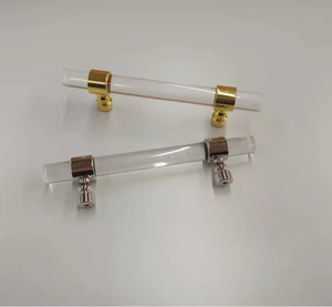 欧美风格奢华亚克力透明拉壁柜门抽屉透明把手 - Product Image 3
