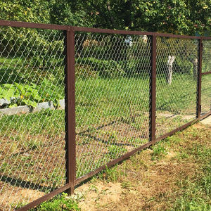 Cage à <span class=keywords><strong>chien</strong></span> en chaîne galvanisée de grande taille pour l'extérieur, personnalisée, en métal, avec modélisation 3D pour <span class=keywords><strong>clôture</strong></span> de ferme - Product Image 2