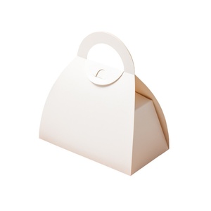 Sunshine <b>Small</b> White Disposable Pastry <b>Box</b> for Mousse Cake French Dessert Cut Cake <b>Packaging</b> Embossing Matt Lamination for Food - Product Image 6