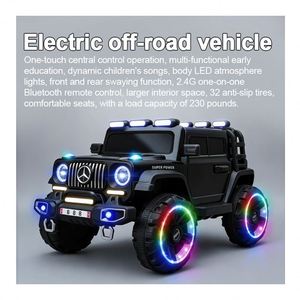 TOYSRUNNER MS-801 Coche Montable para Niños con Doble Banda LED de 390 LED, Batería de 12V7Ah, Aprendizaje Temprano, Audio y Control Independiente Doble - Product Image 5