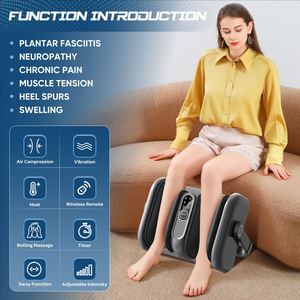 Masajeador de pantorrillas Shiatsu portátil de Japón 2025 con máquina de masaje de pies eléctrica con vibración de calor